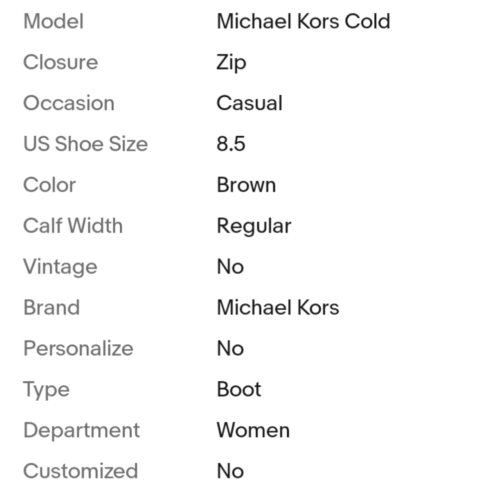 Michael Kors Brown & Cream Shearling Lace-Up Winter Boots
